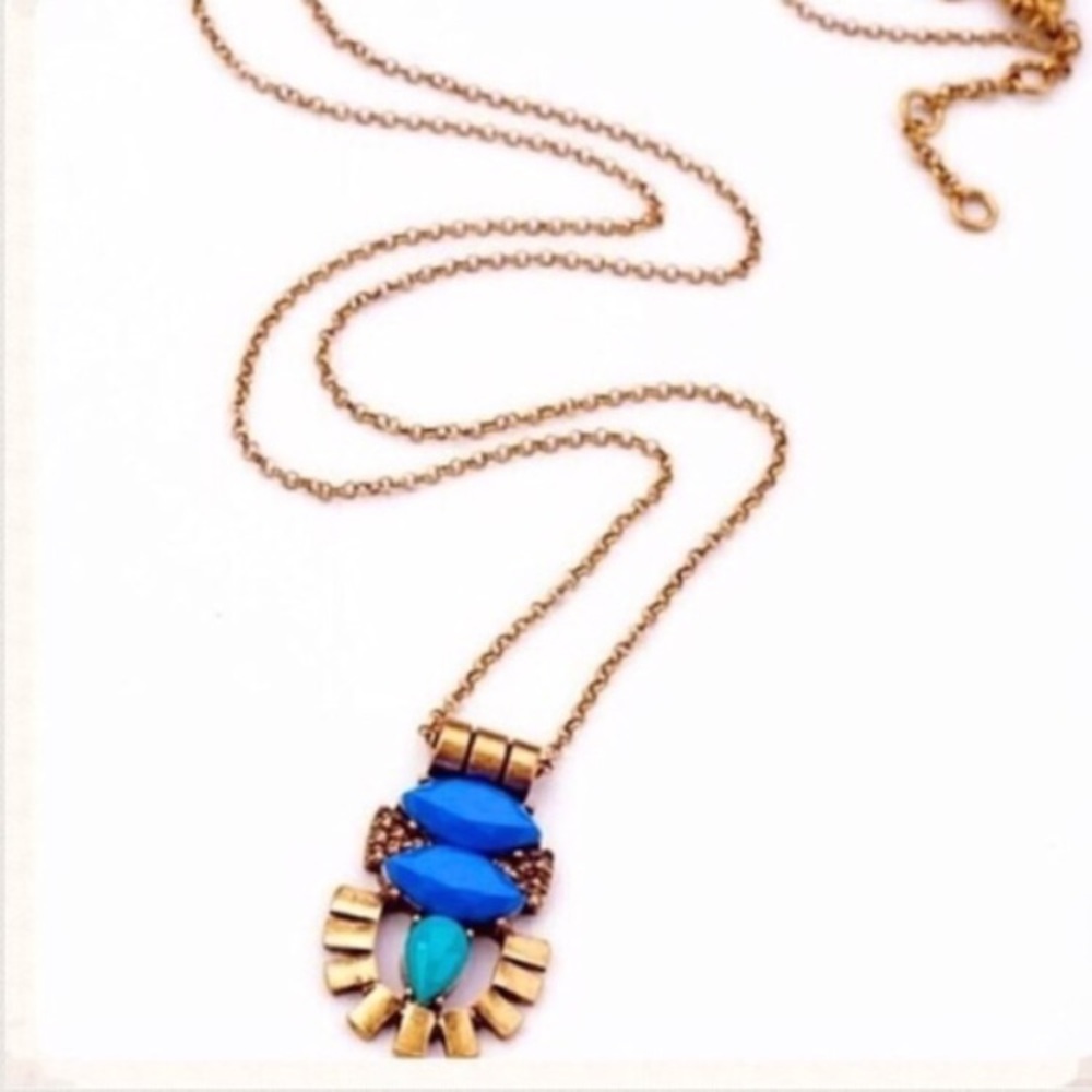 Blue Pendant Necklace